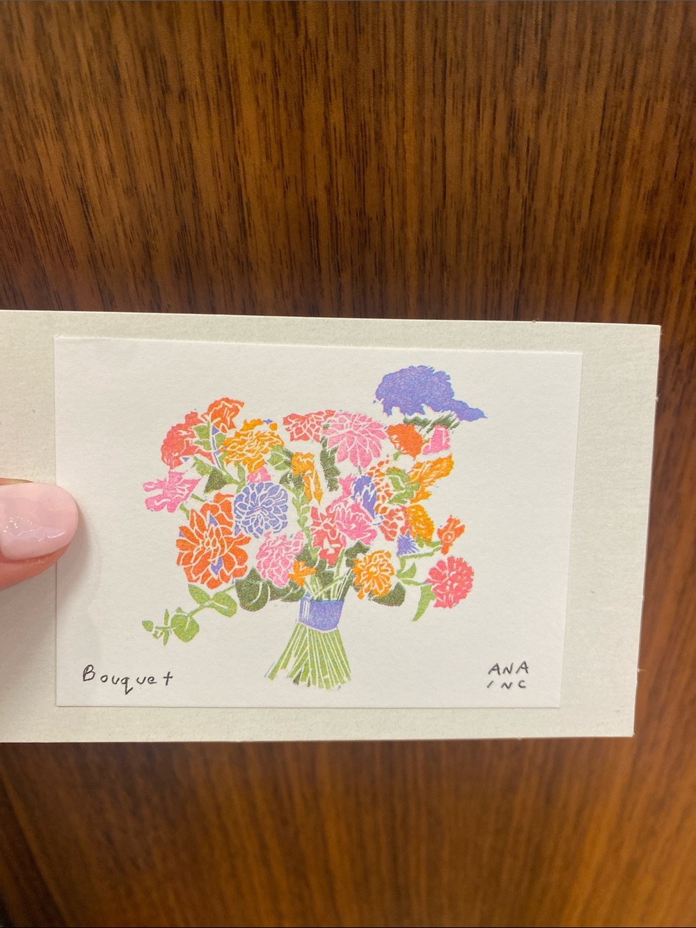 Anastasia INCIARDI mini print - Bouquet- From Los Angeles CA